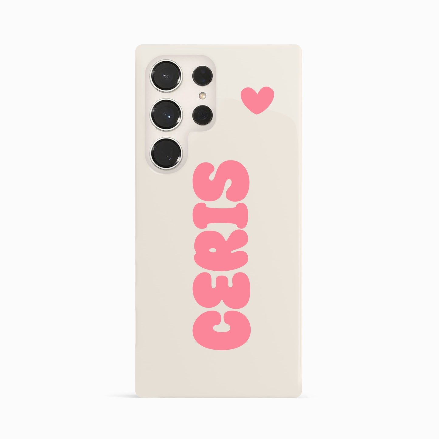 Personalised Pink Bubble Name Phone Case Phone Case