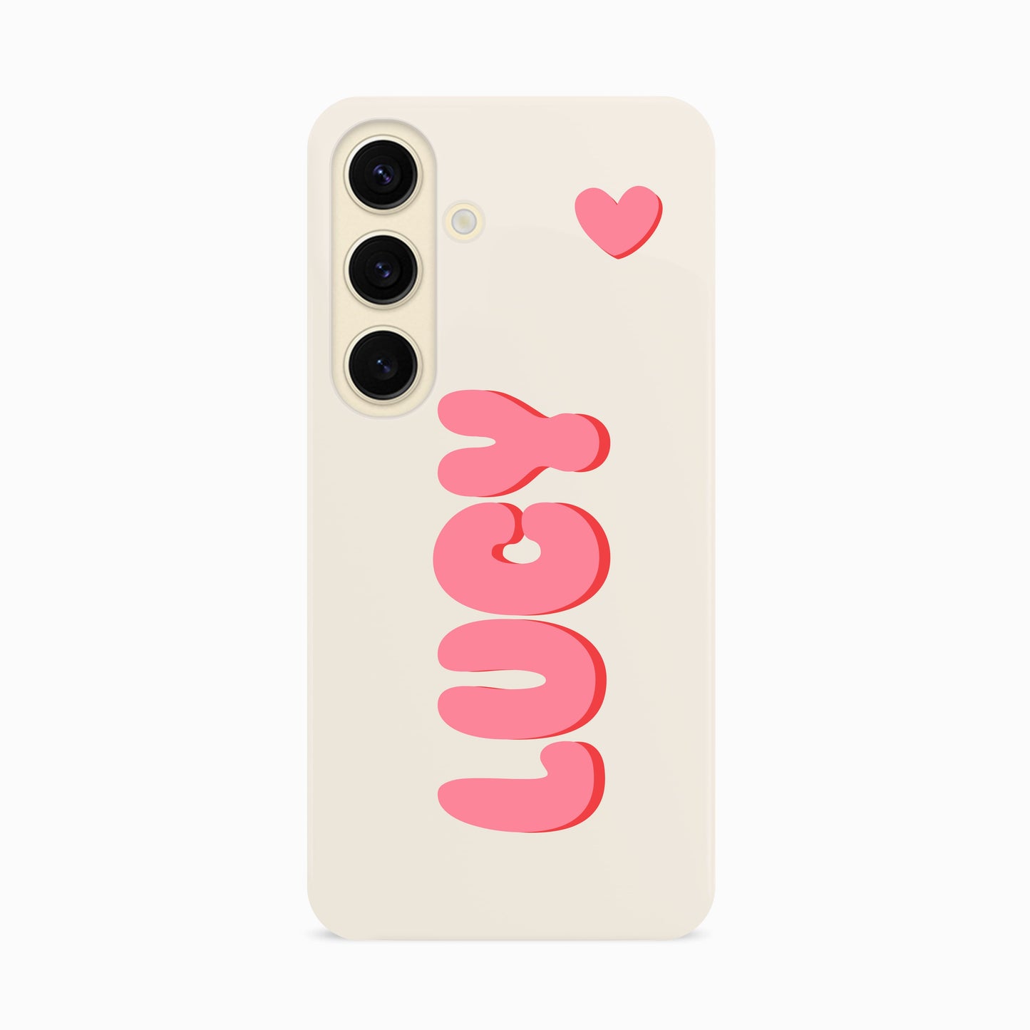 Personalised Pink Red Bubble Name Case Phone Case