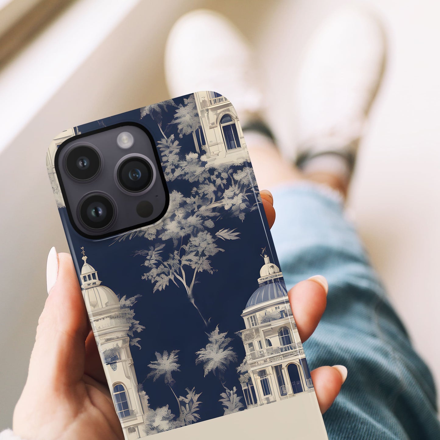 Personalised French Toile Phone Case Phone Case