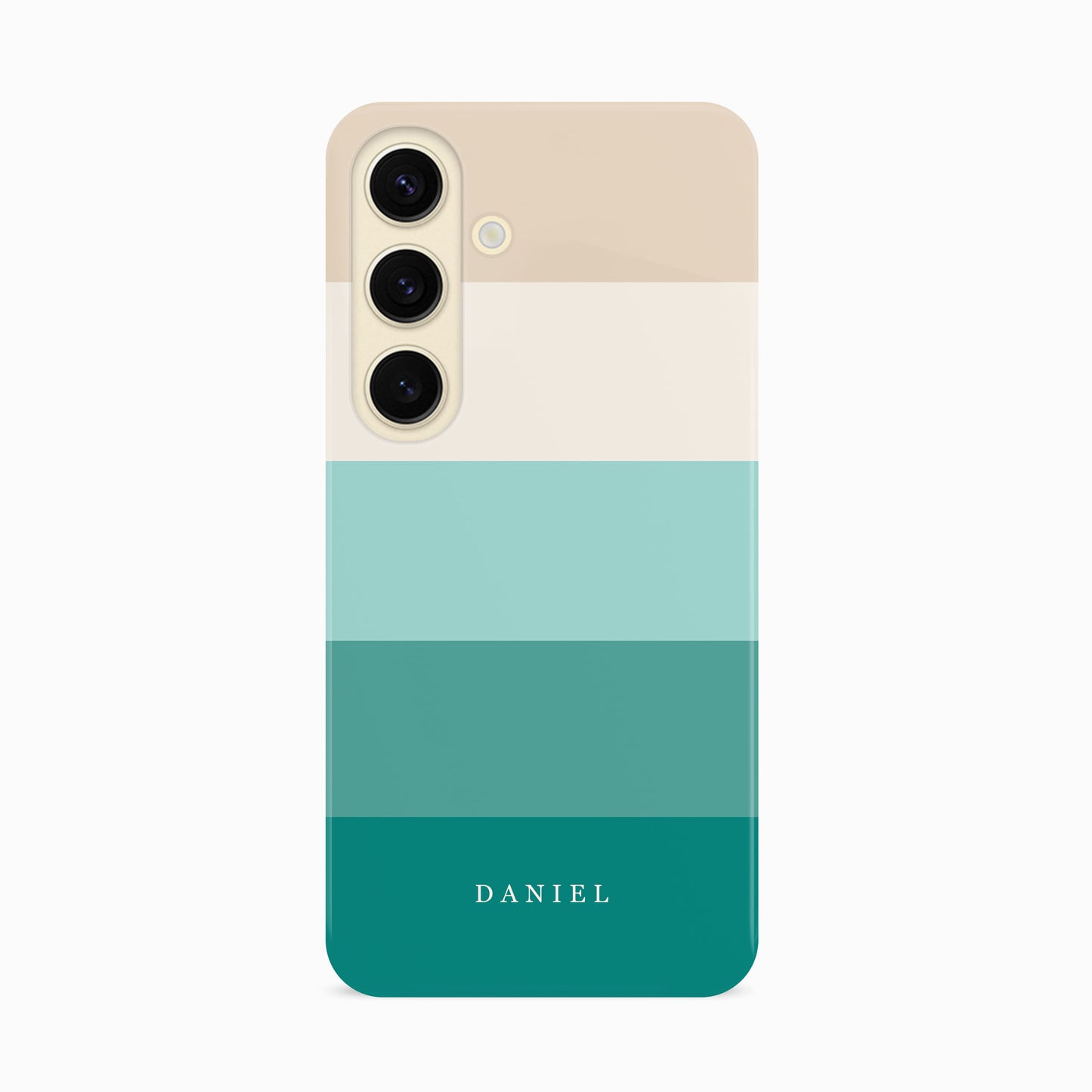Personalised Teal Blue Stripes Case Phone Case