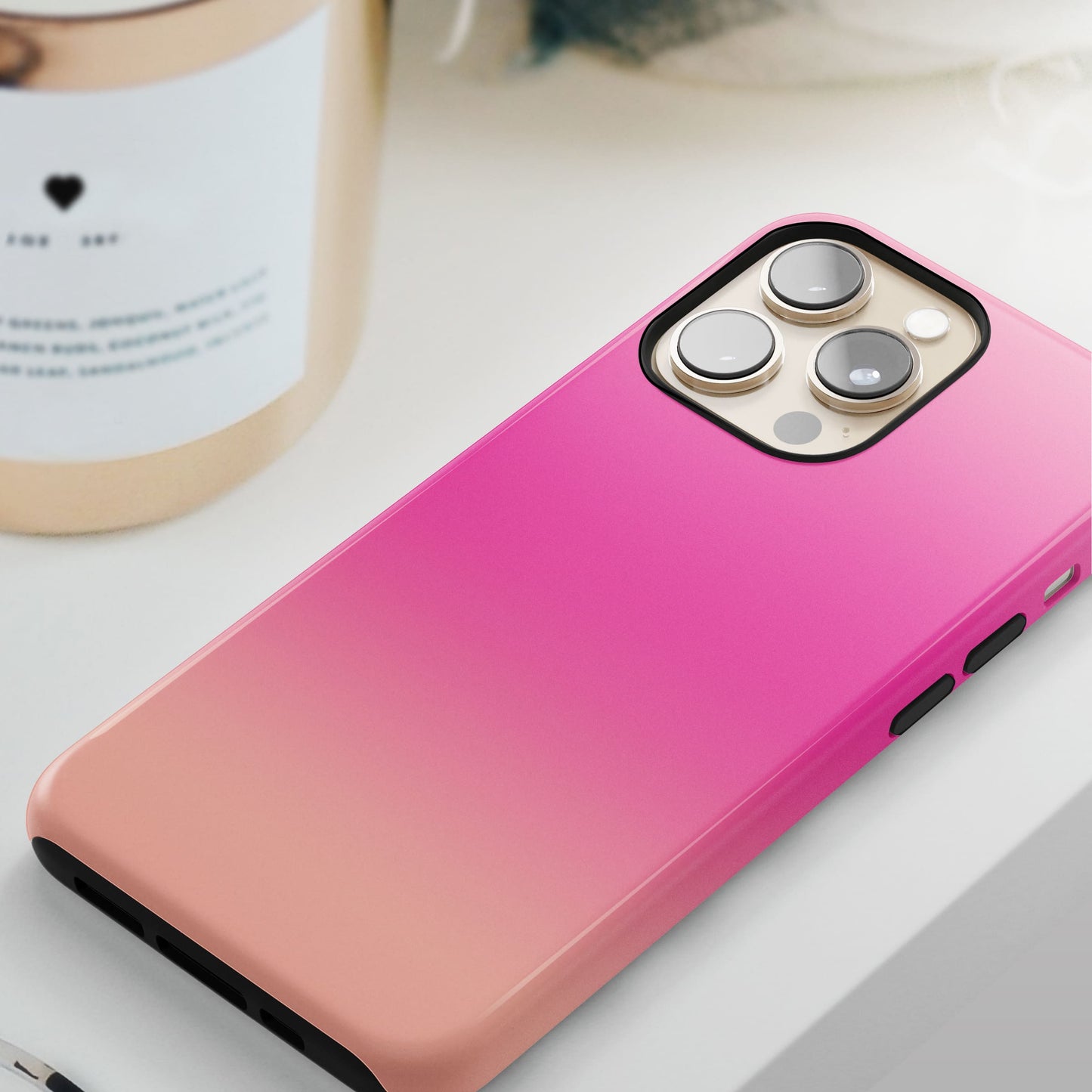 Personalised Pink Ombré Phone Case Phone Case