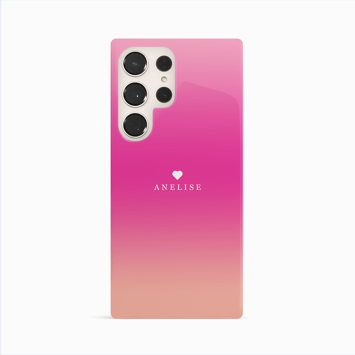 Personalised Pink Ombré Phone Case Phone Case