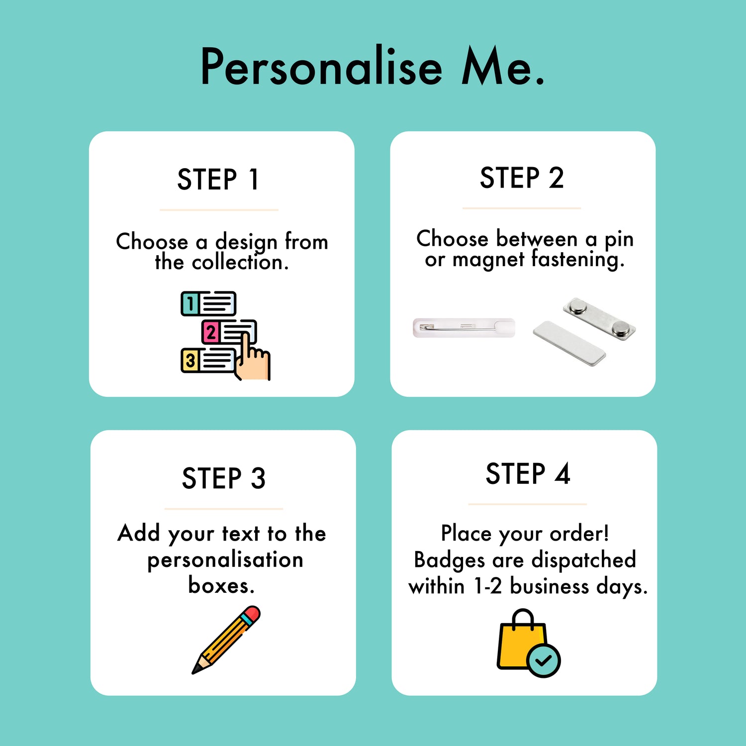 Custom Rainbow Name Badge Name Badge