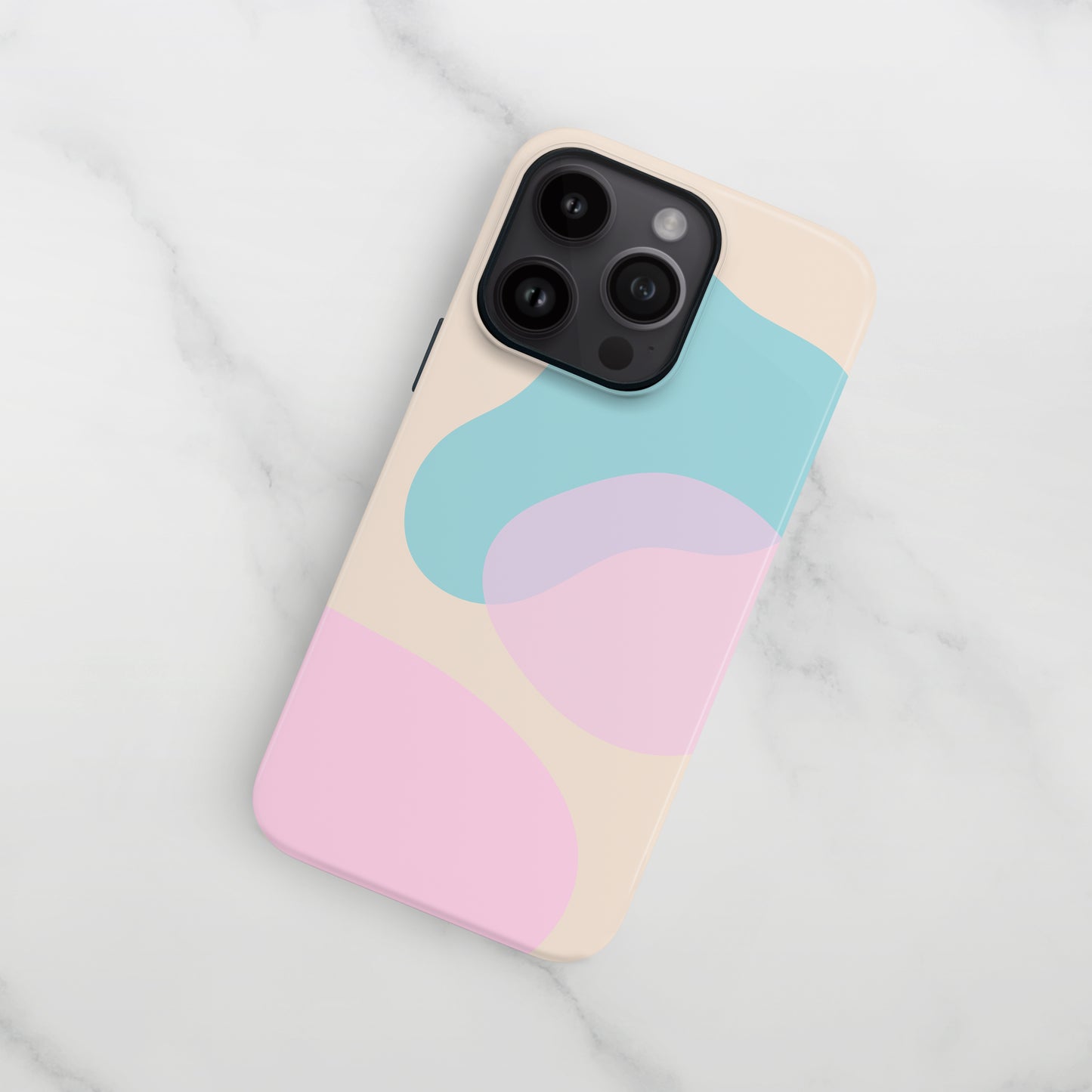 Abstract Custom Name Colour Block Case Phone Case