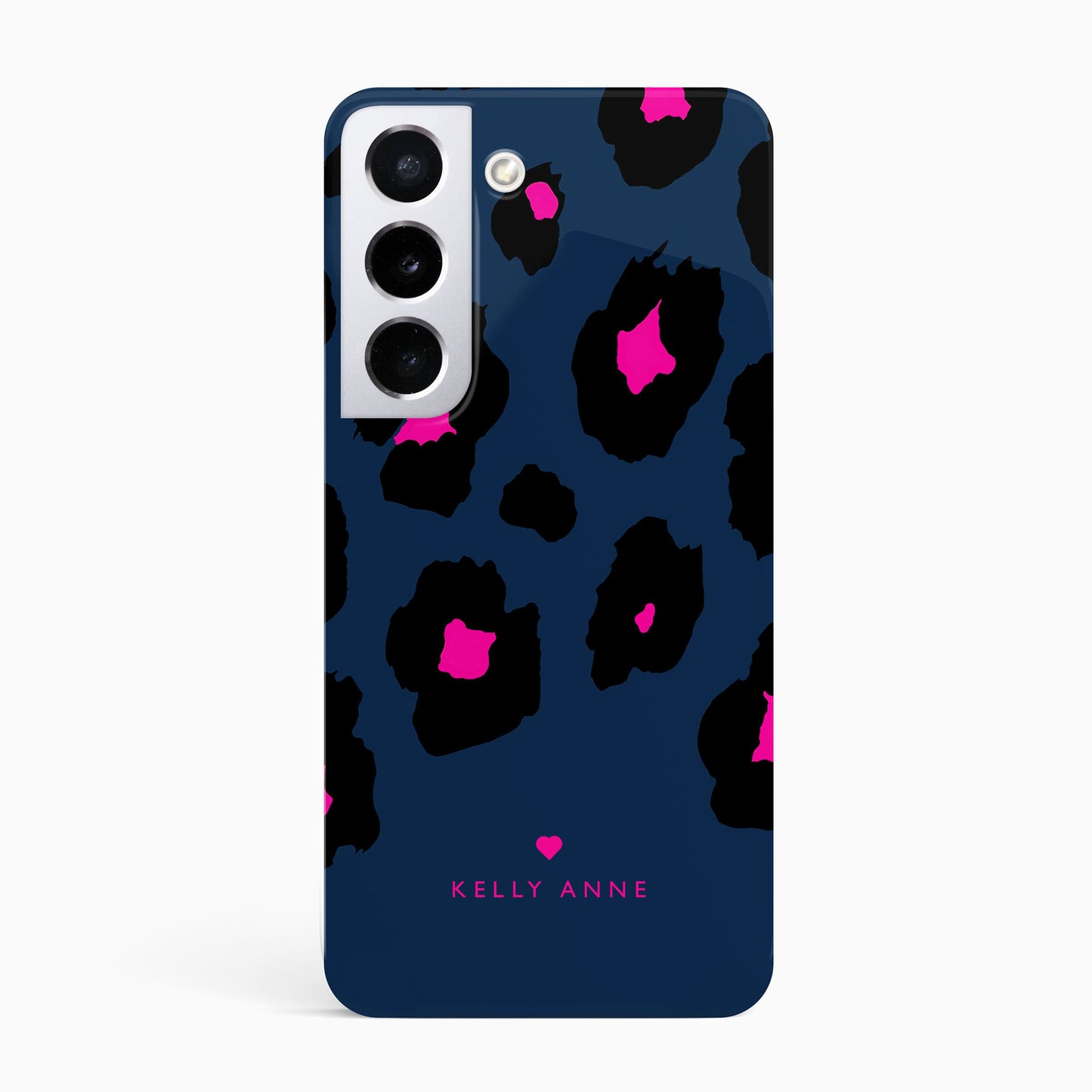 Navy Blue Leopard Print Case Phone Case