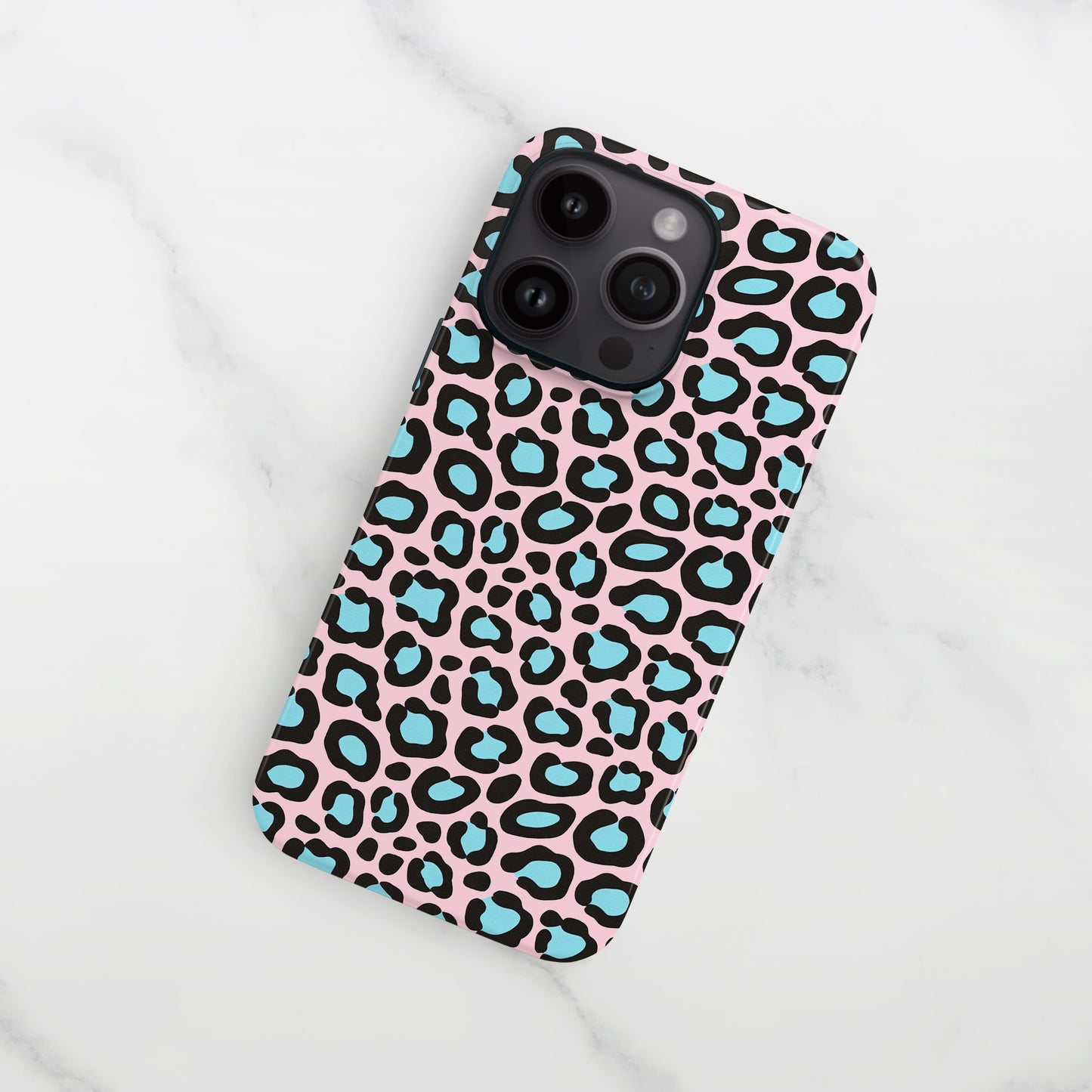 Pink And Blue Leopard Print Case Phone Case