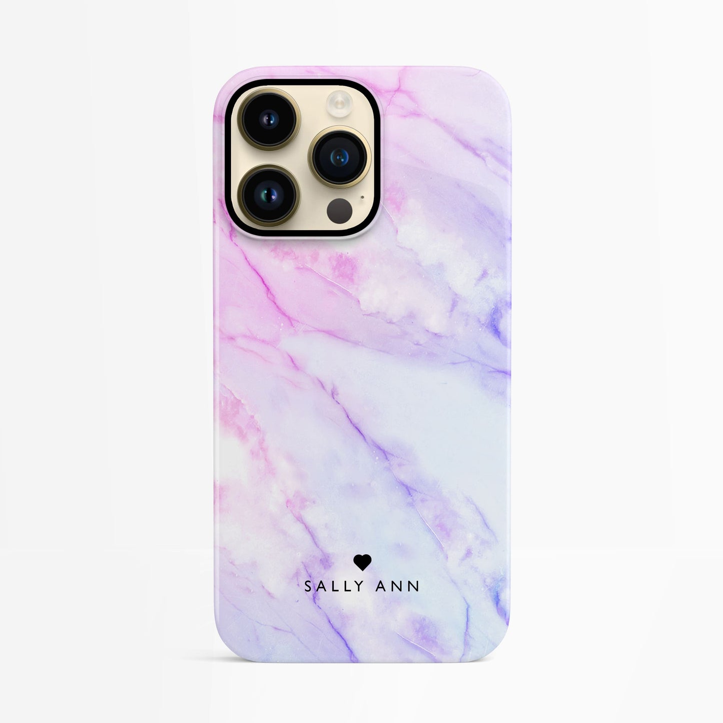 Custom Name Candy Marble Case iPhone 16 Phone Case