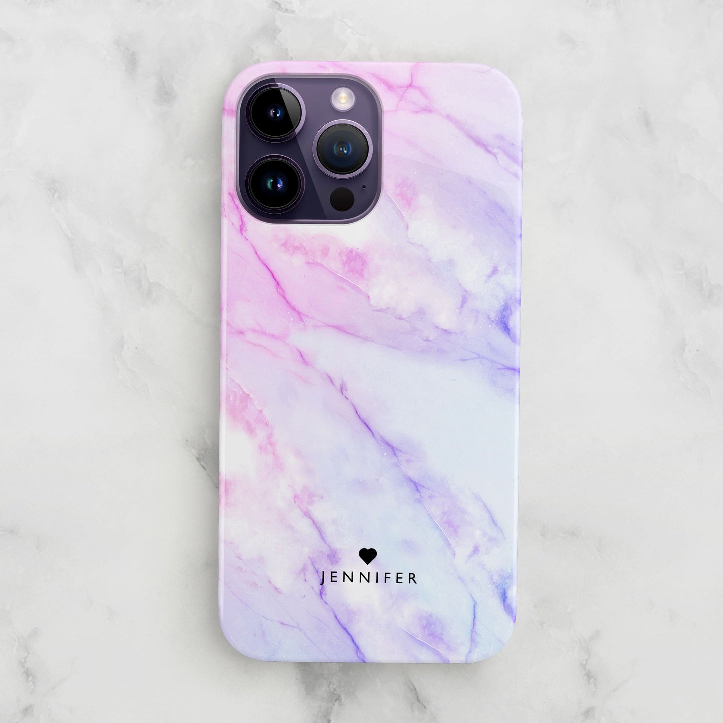 Custom Name Candy Marble Case Phone Case
