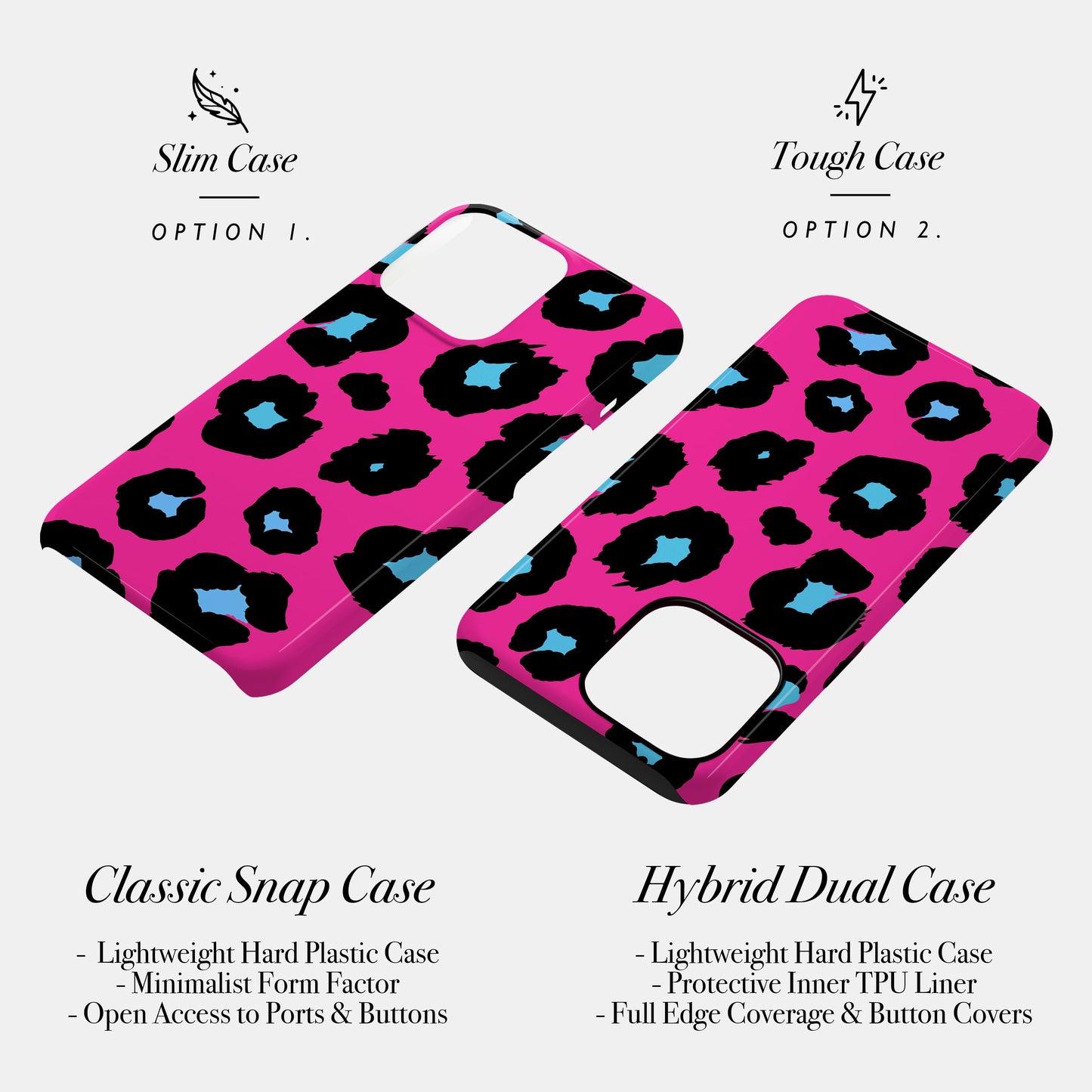 Pink Leopard Print Phone Case Phone Case