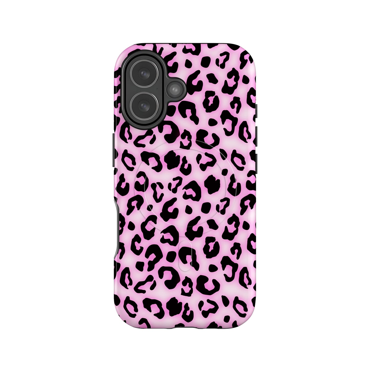 Pink Blush Leopard Print Magsafe Case iPhone 17 Phone Case