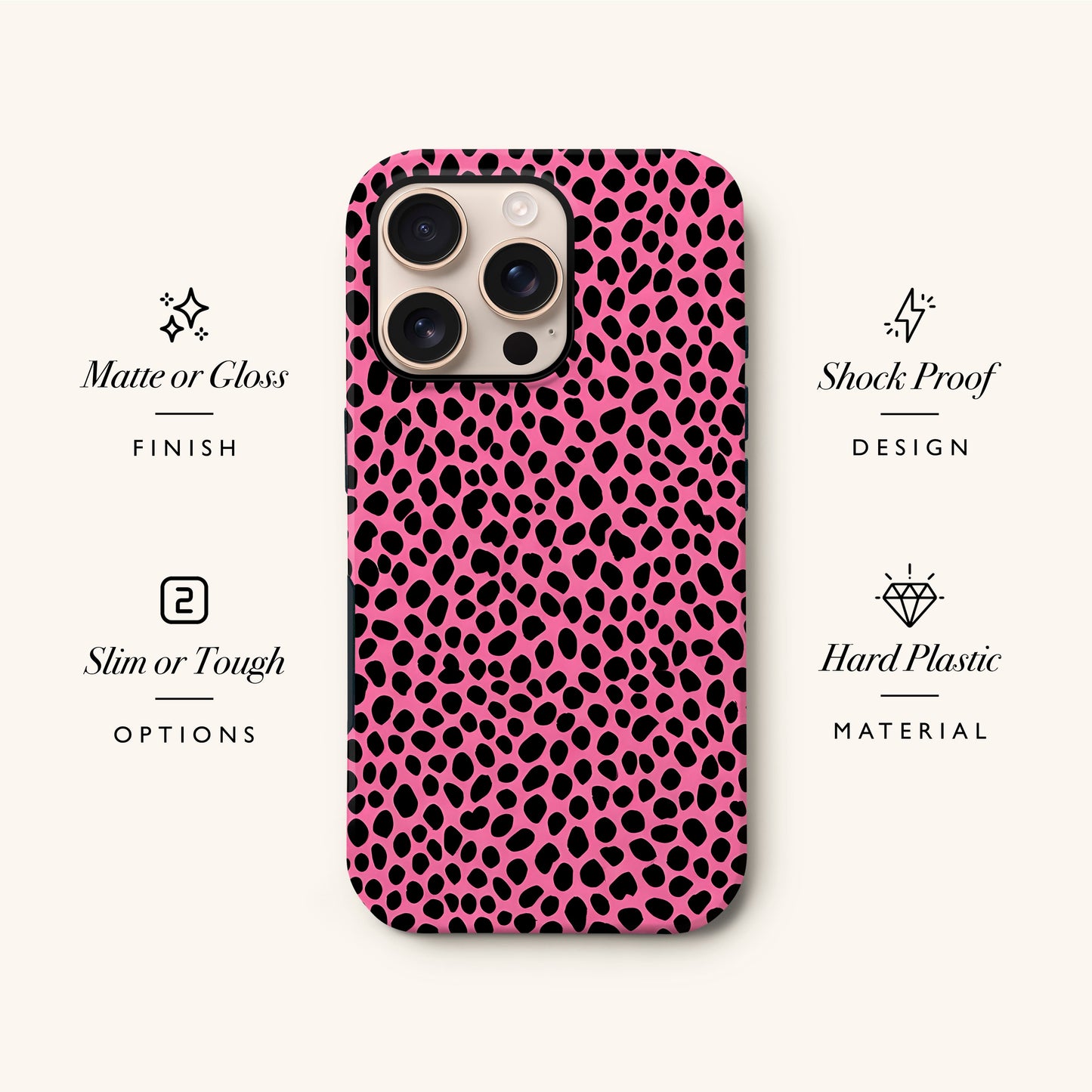 Pink Cheetah Print Phone Case Phone Case