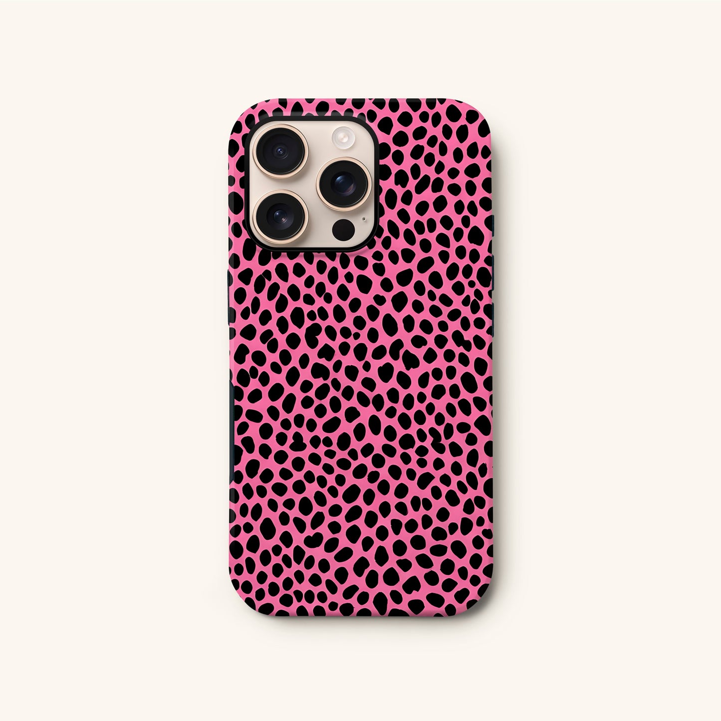 Pink Cheetah Print Phone Case iPhone 16 Phone Case