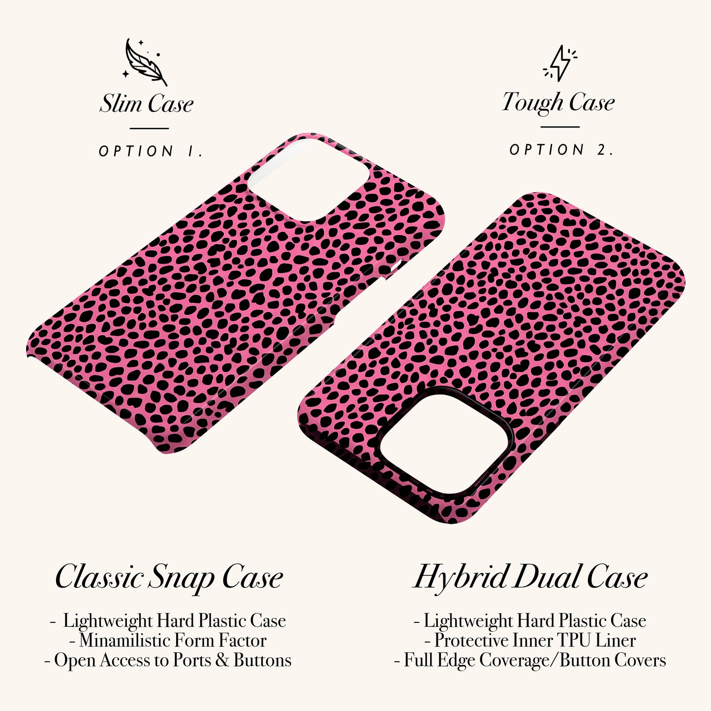 Pink Cheetah Print Phone Case Phone Case