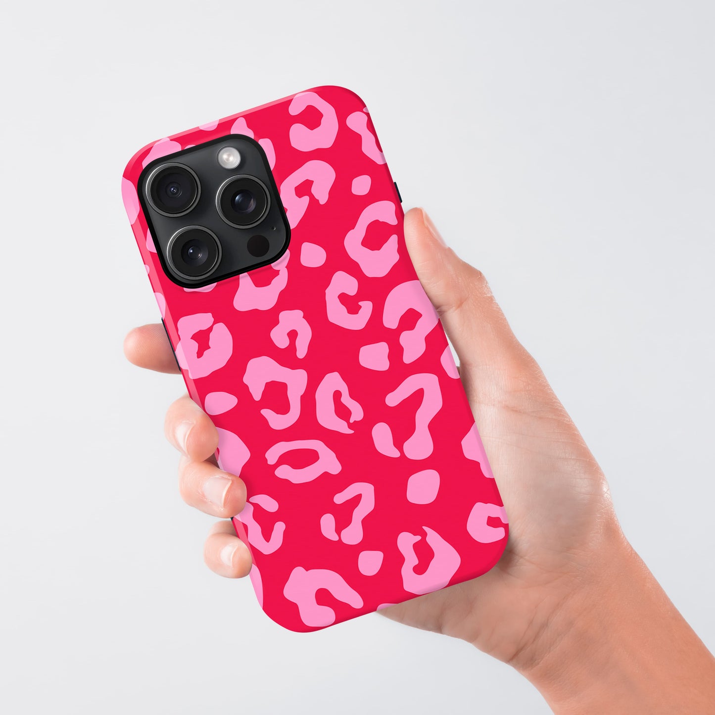 Pink and Red Leopard Print Case Phone Case