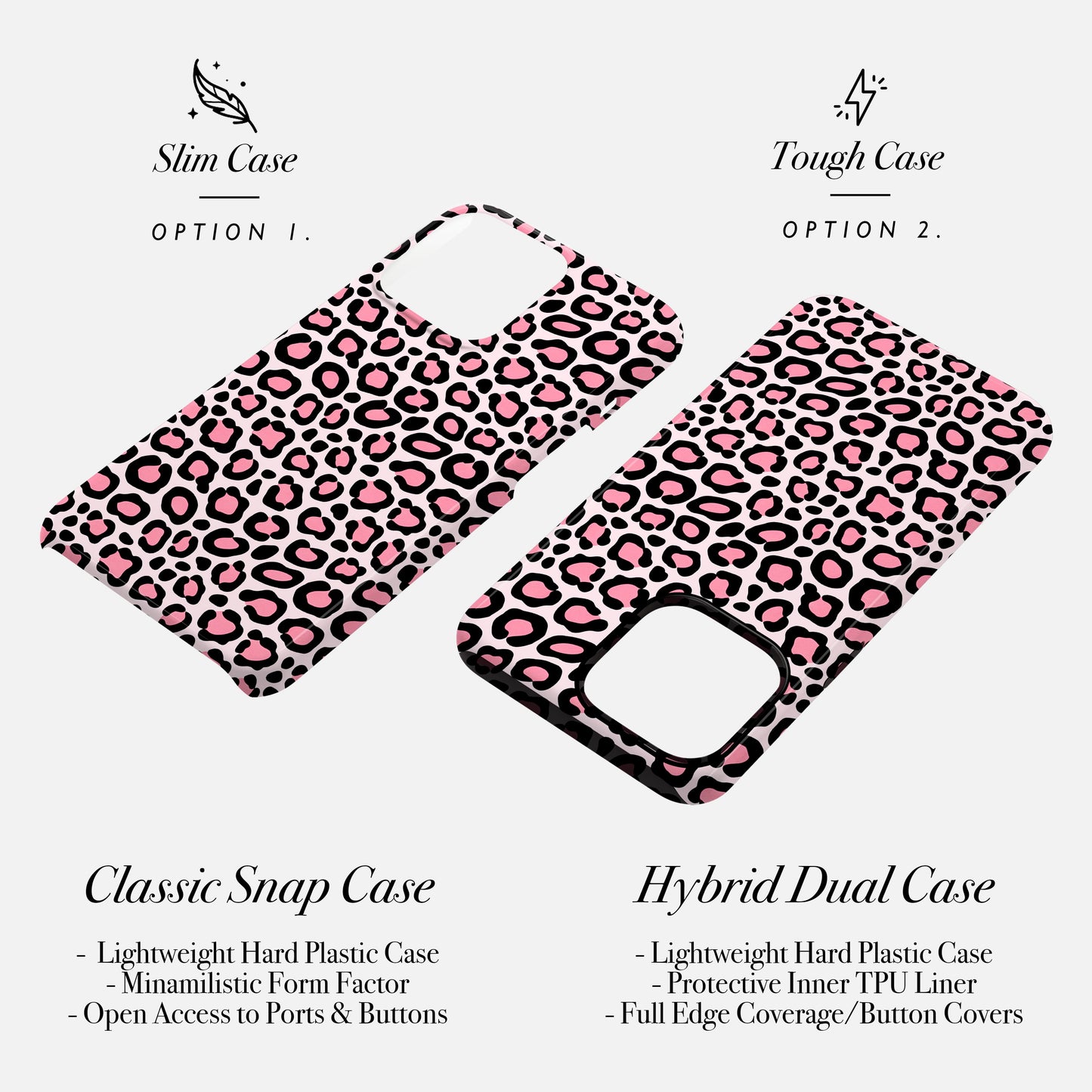 Pink Shades Leopard Print Case Phone Case