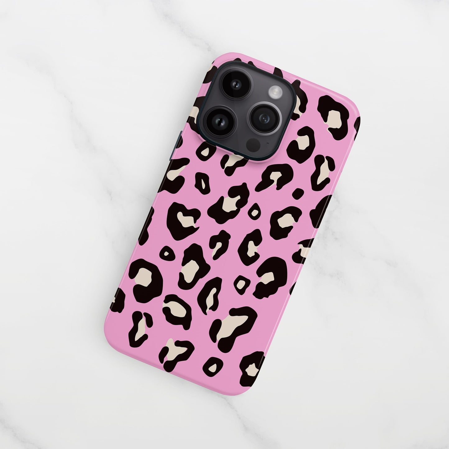 Pink Vibes Leopard Print Case Phone Case