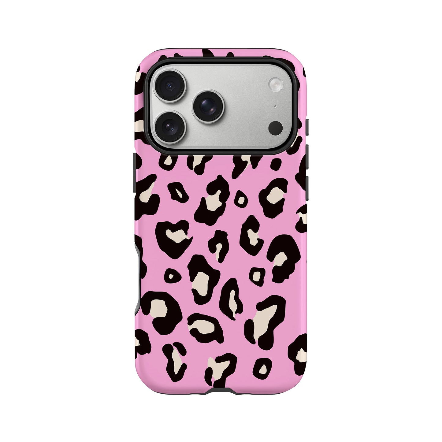 Pink Vibes Leopard Print Case iPhone 17 Pro Phone Case
