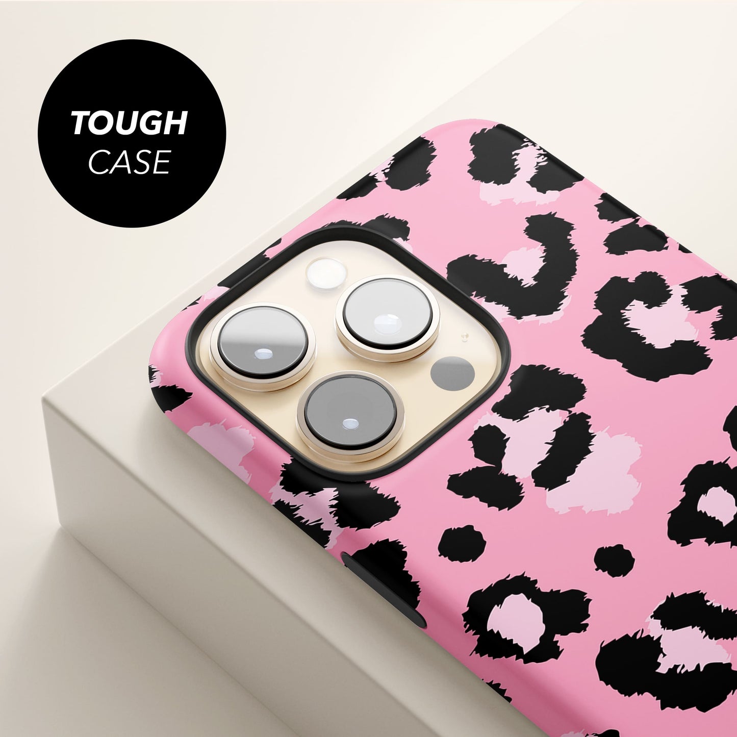 Baby Pink Leopard Print Personalised Phone Case Phone Case