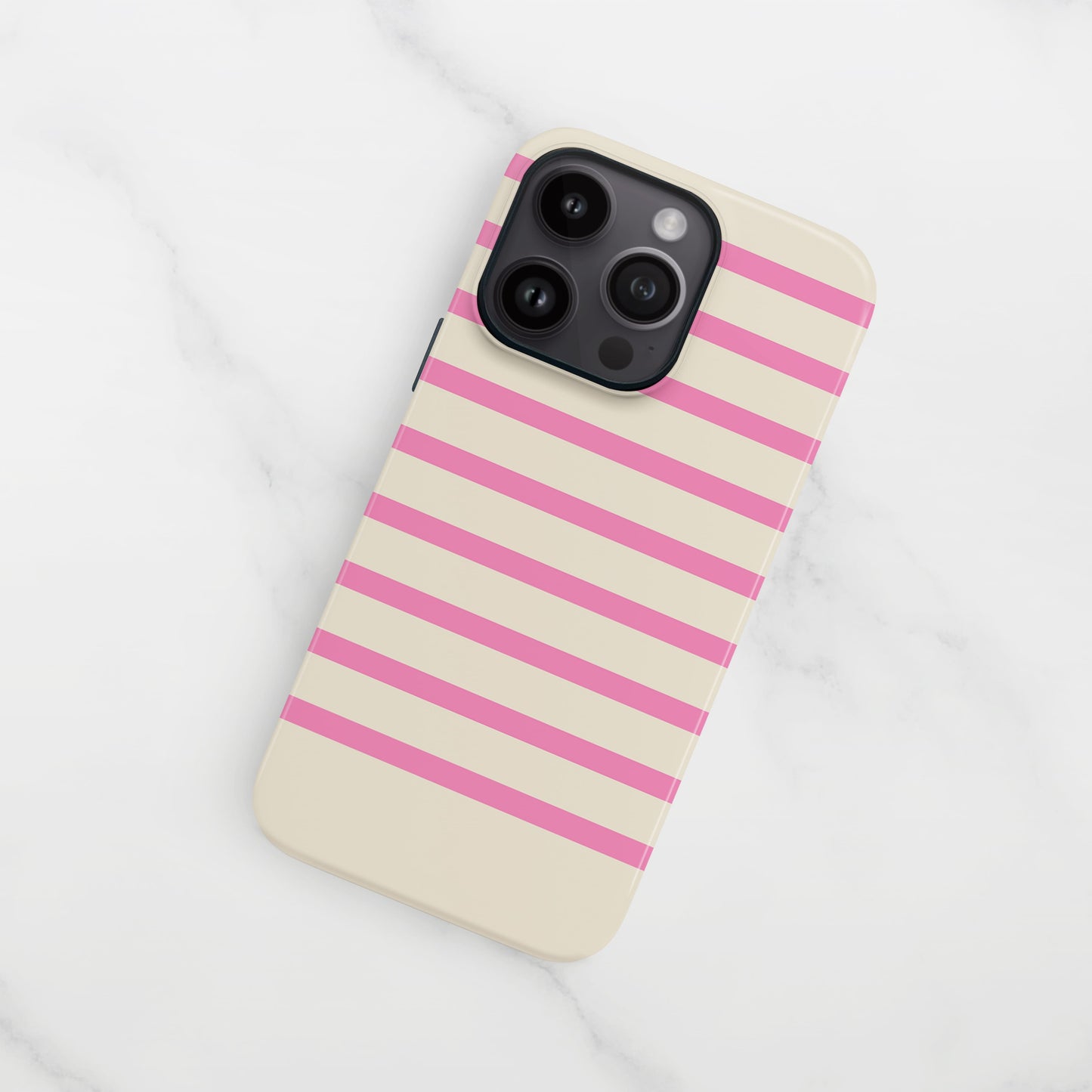 Vanilla Pink Stripes Phone Case Phone Case