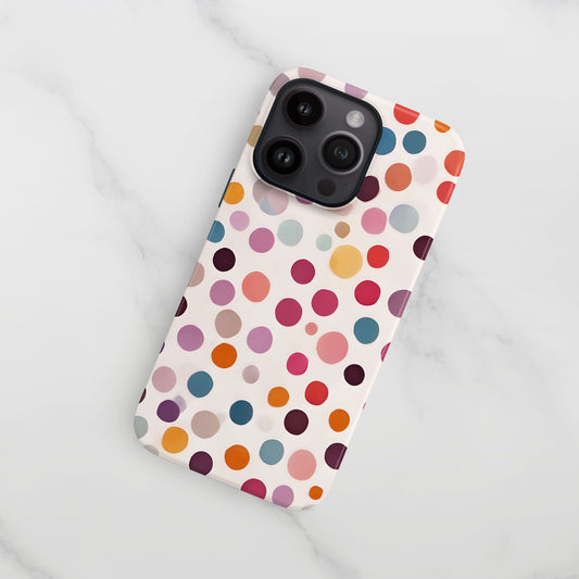 Abstract Rainbow Polka Dot Print Case  Phone Case