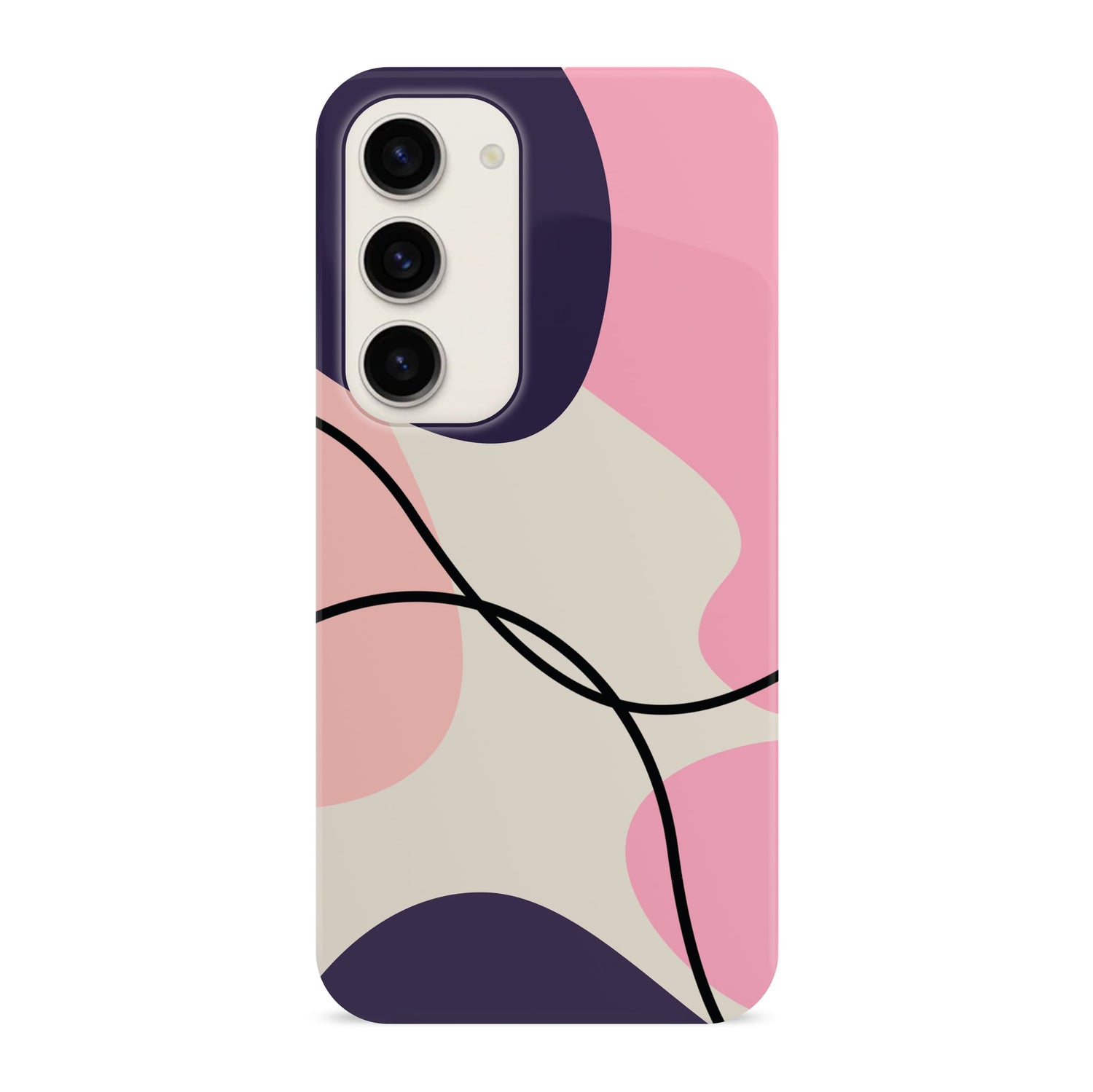Purple and Pink Abstract Print Case Phone Case