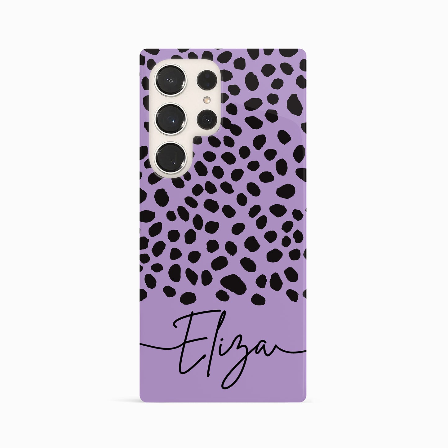 Personalised Purple Cheetah Print Case
