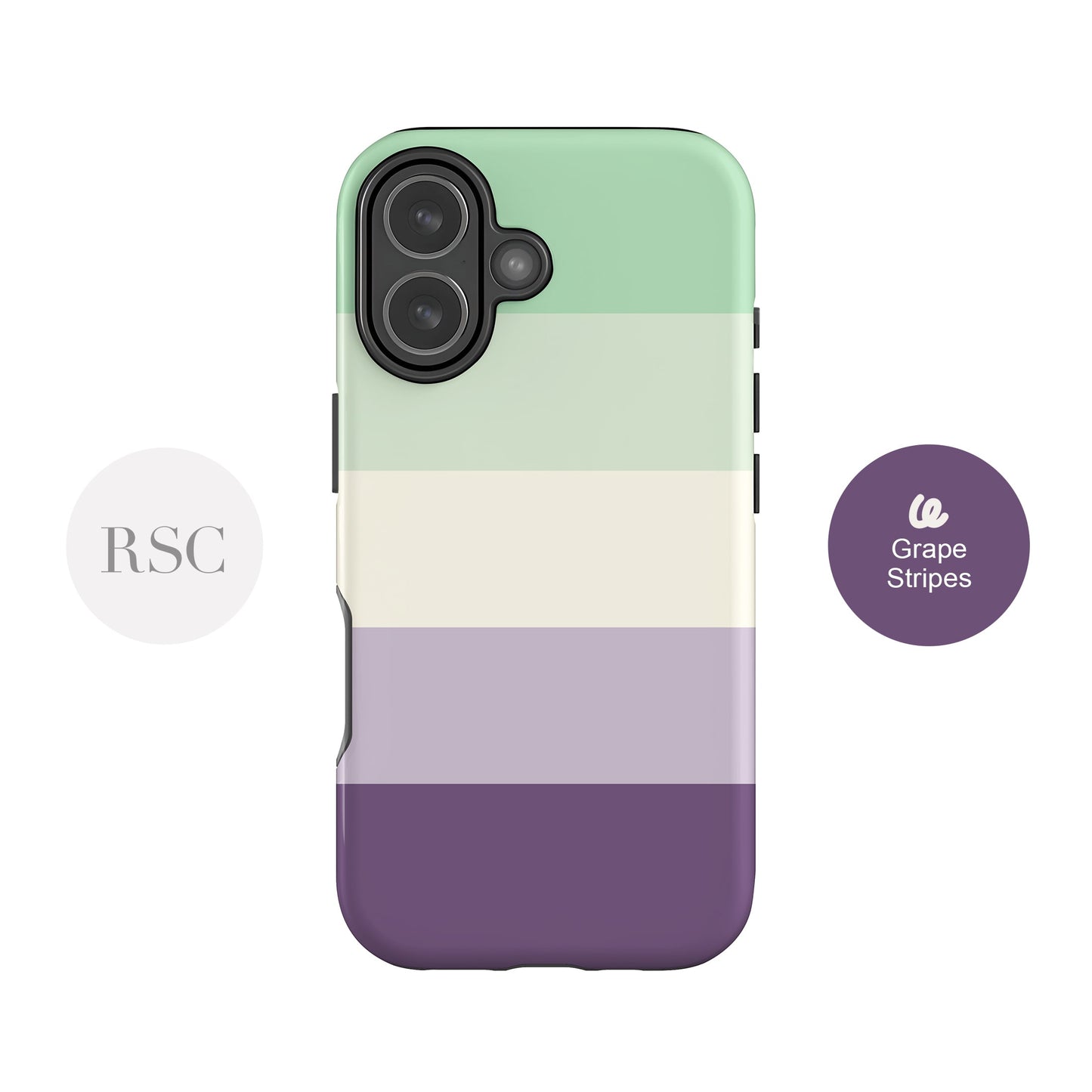 Blue & Purple Stripes Case
