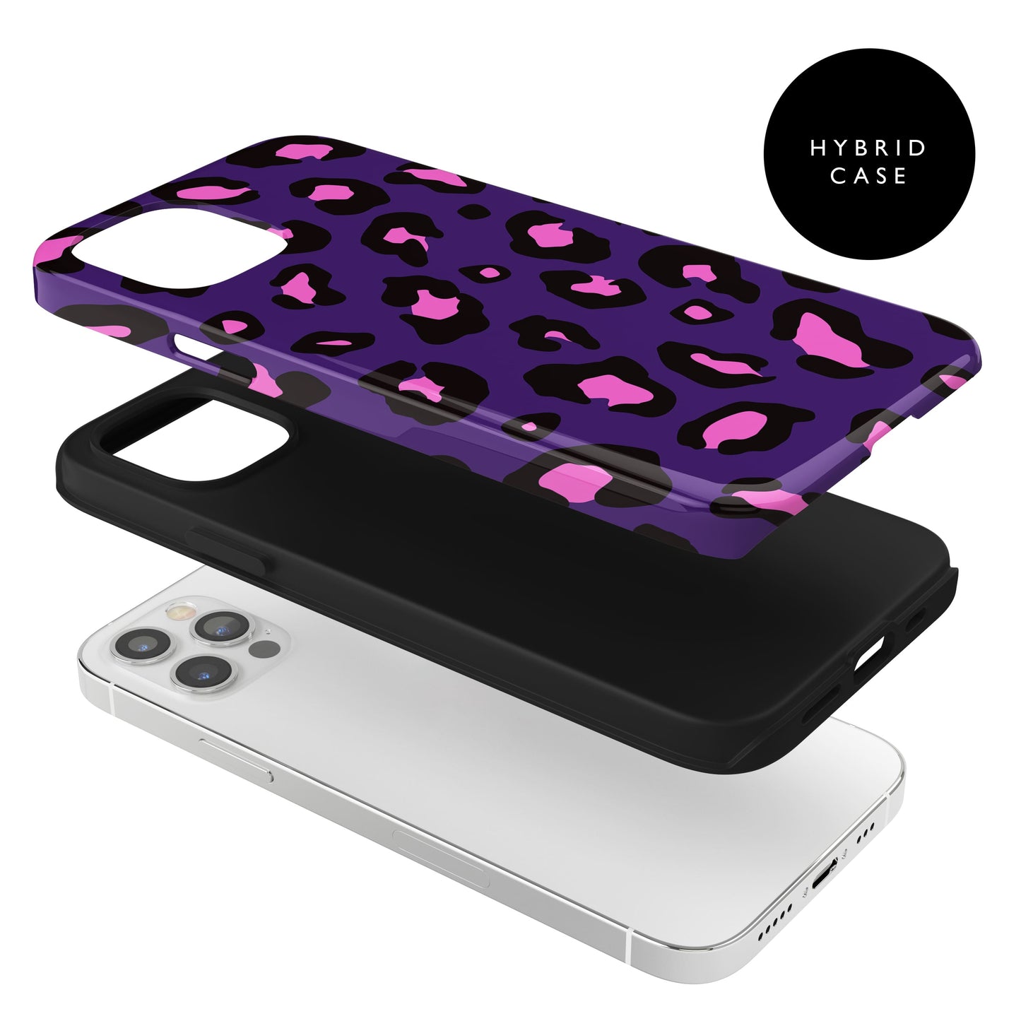 Purple & Pink Leopard Print Google Pixel Case