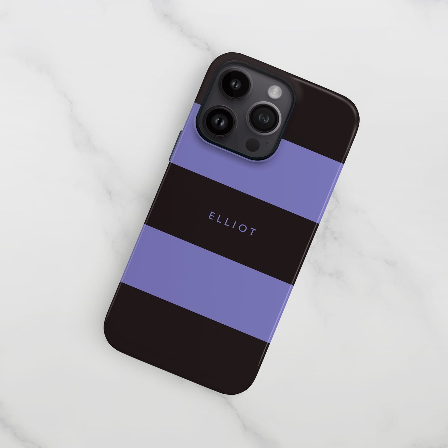 Purple Black Stripe Custom Case  Phone Case