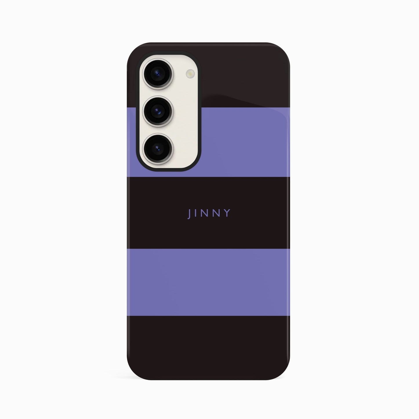Purple Black Stripe Custom Case Phone Case