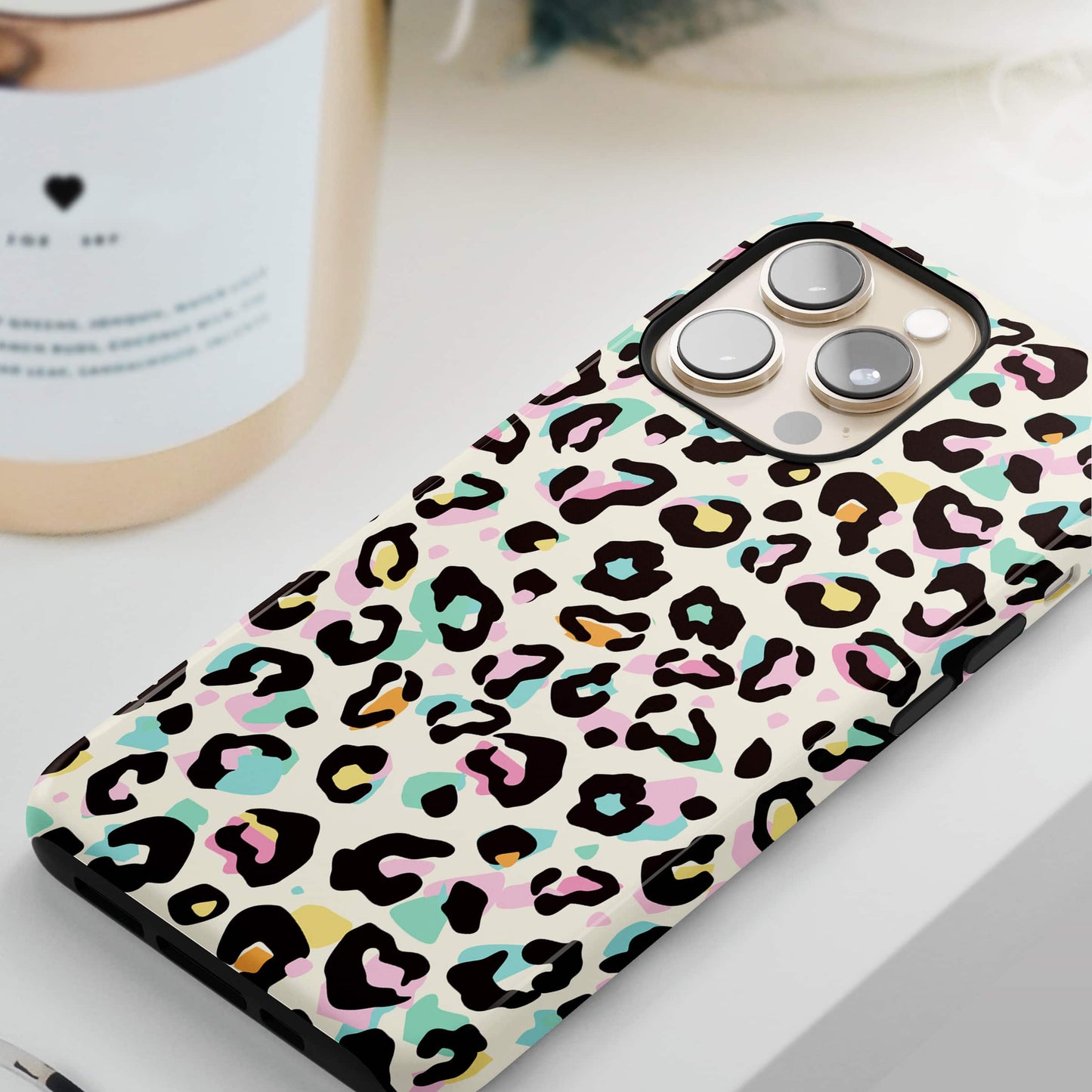 Rainbow Spot Pattern Leopard Print Case Phone Case