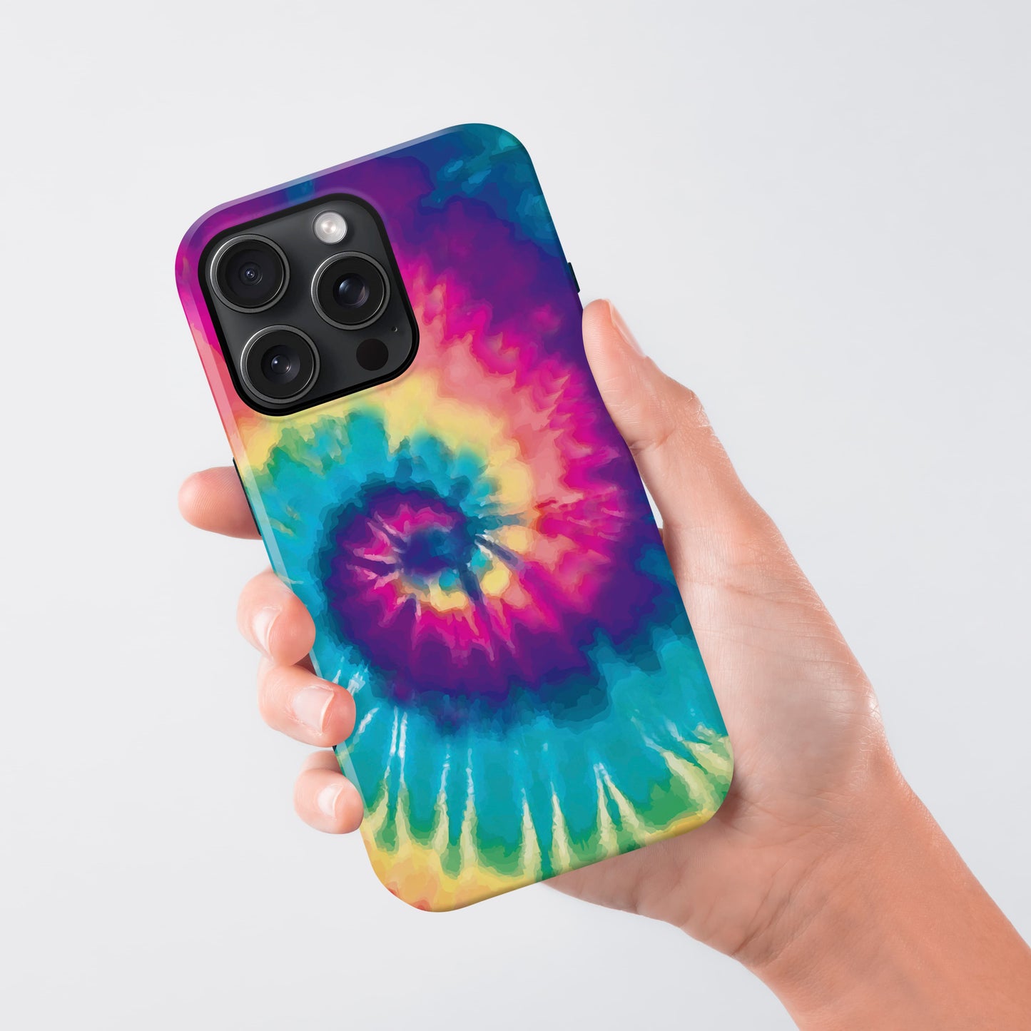 Rainbow Tie Dye Personalised Phone Case Phone Case