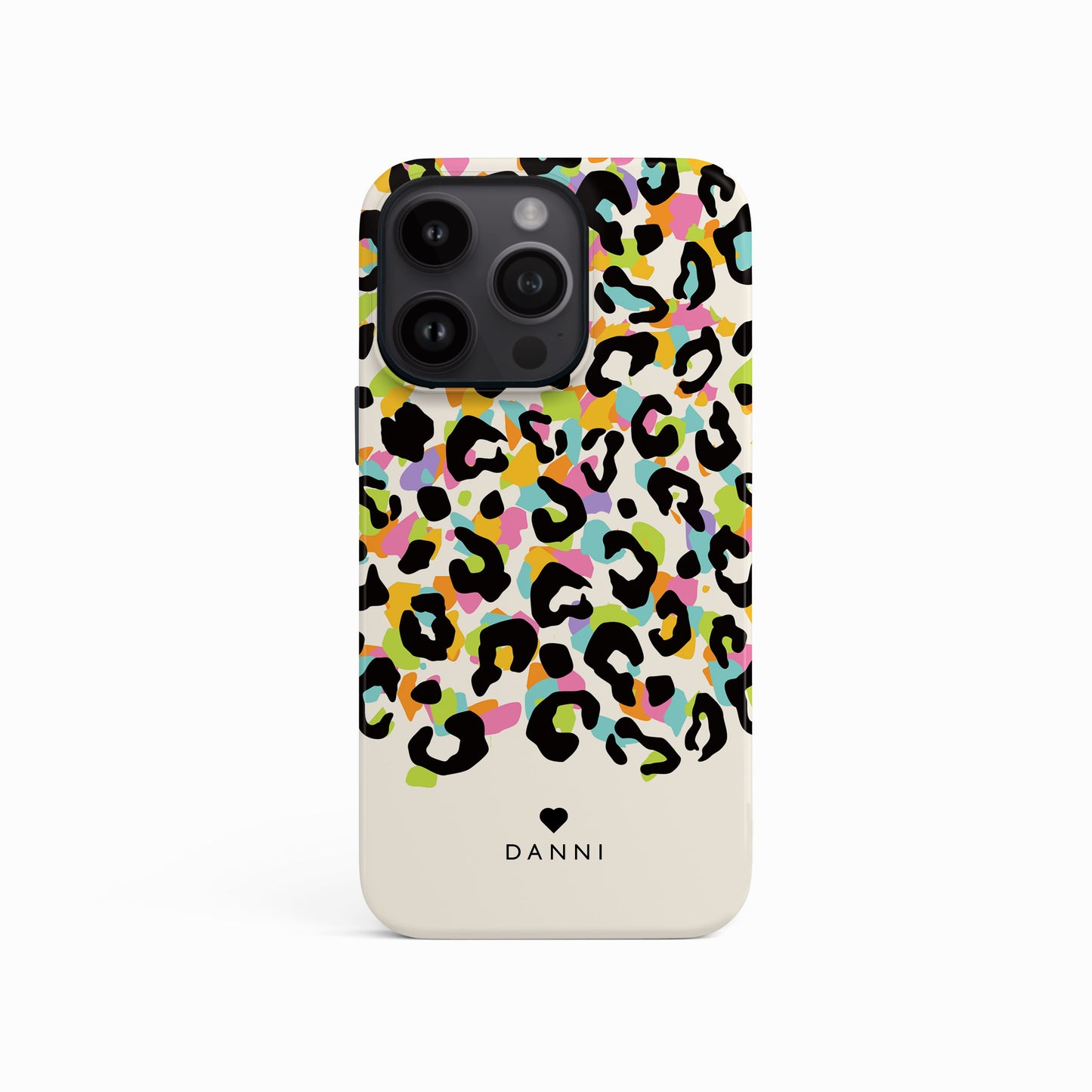 Abstract Rainbow Leopard Spots Personalised Case Phone Case