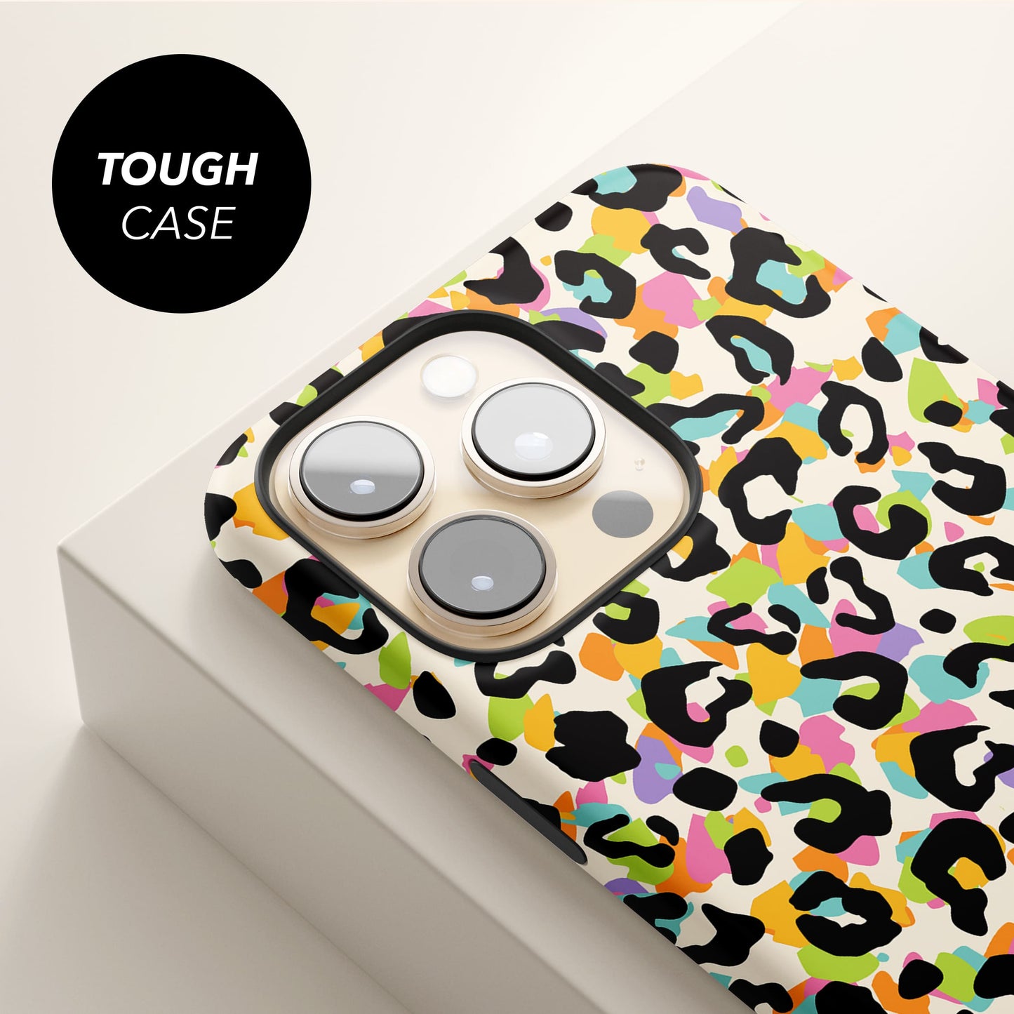 Abstract Rainbow Leopard Spots Personalised Case Phone Case