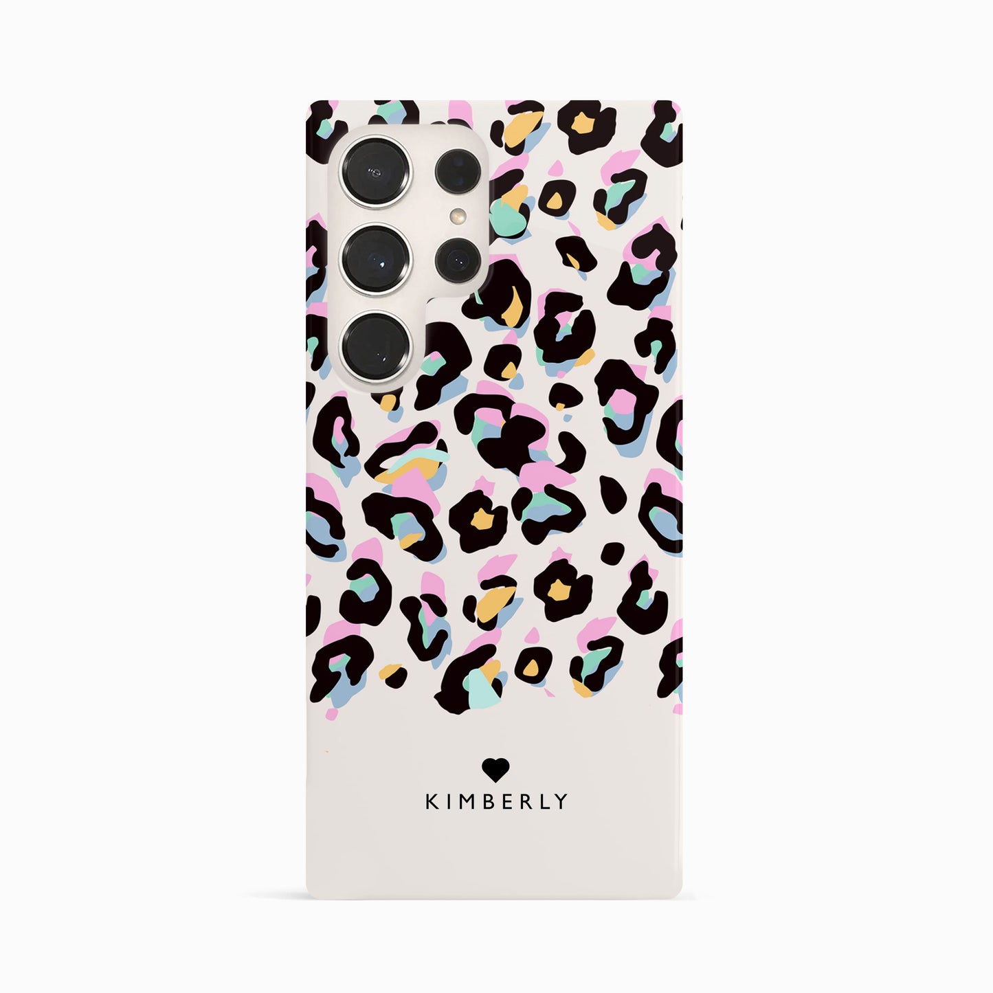 Custom Rainbow Leopard Print Phone Case Phone Case