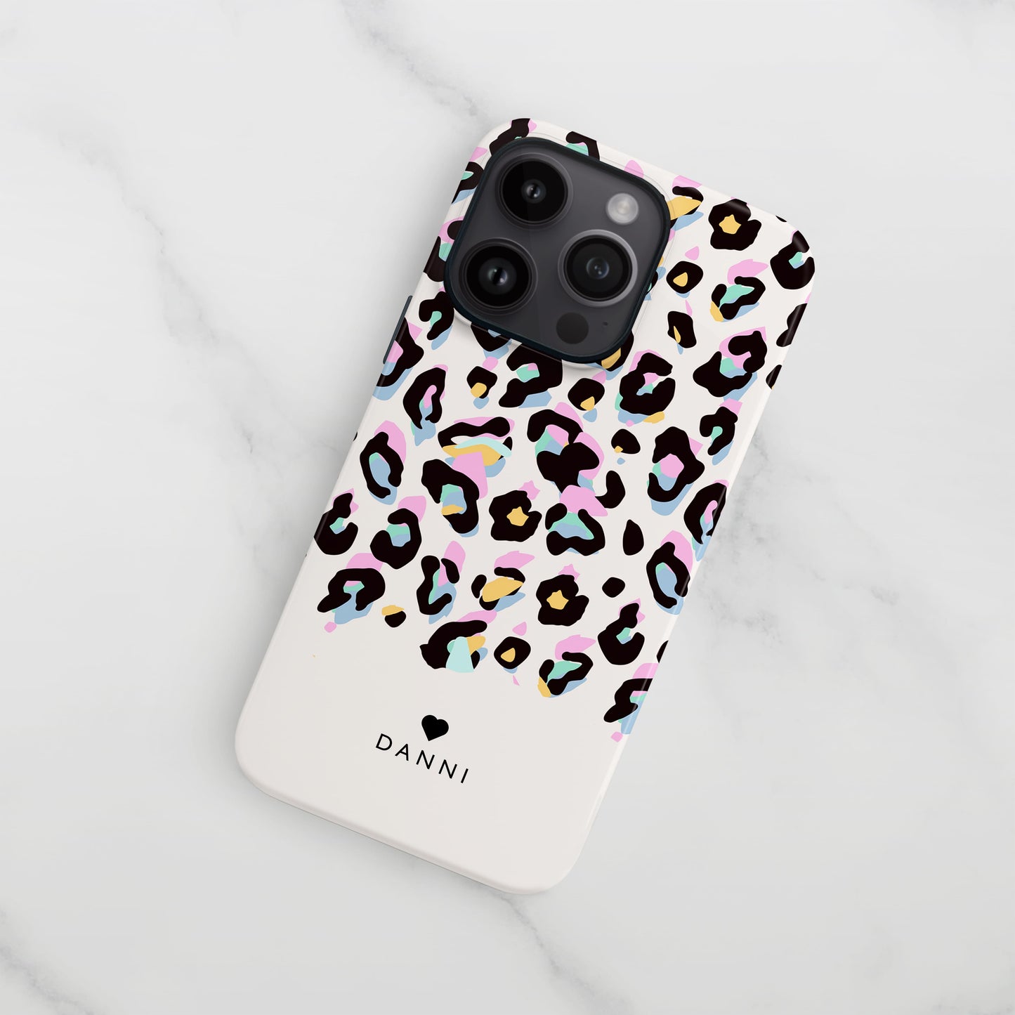 Custom Rainbow Leopard Print Phone Case Phone Case
