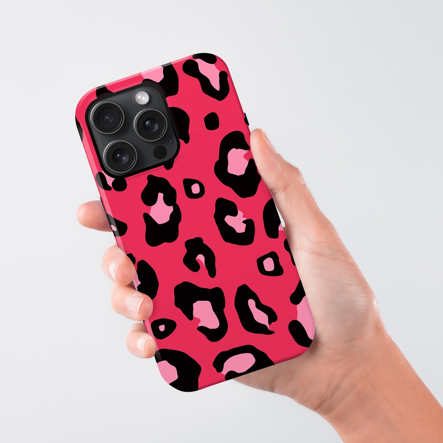 Red and Pink Leopard Spot Pattern Case Phone Case