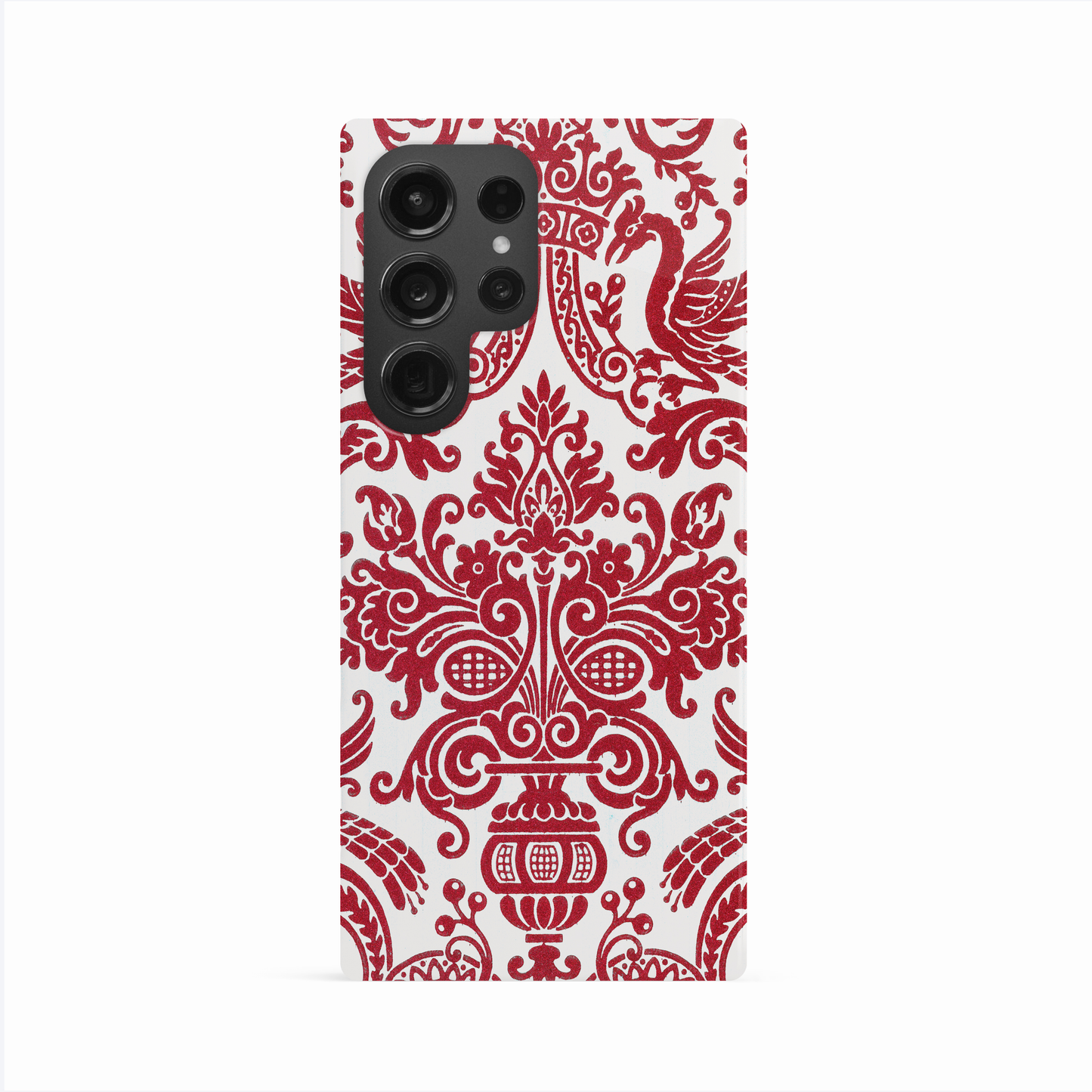 Personalised Vintage Red Damask Toile Case Phone Case