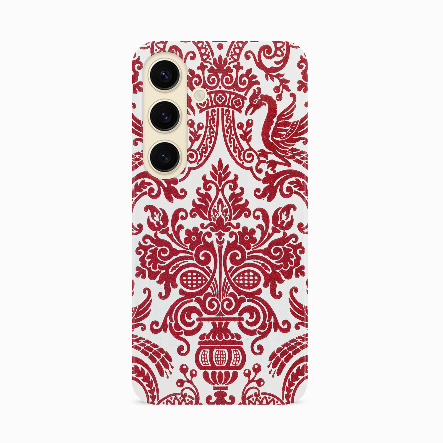 Personalised Vintage Red Damask Toile Case Phone Case