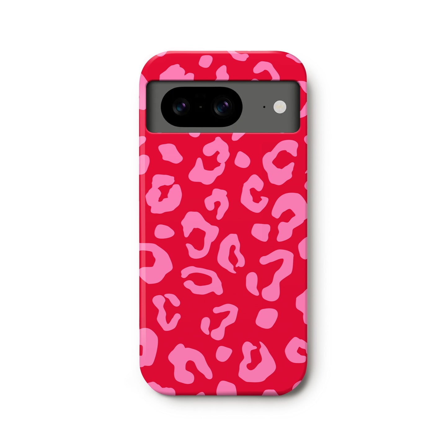 Red & Pink Leopard Print Google Pixel Case
