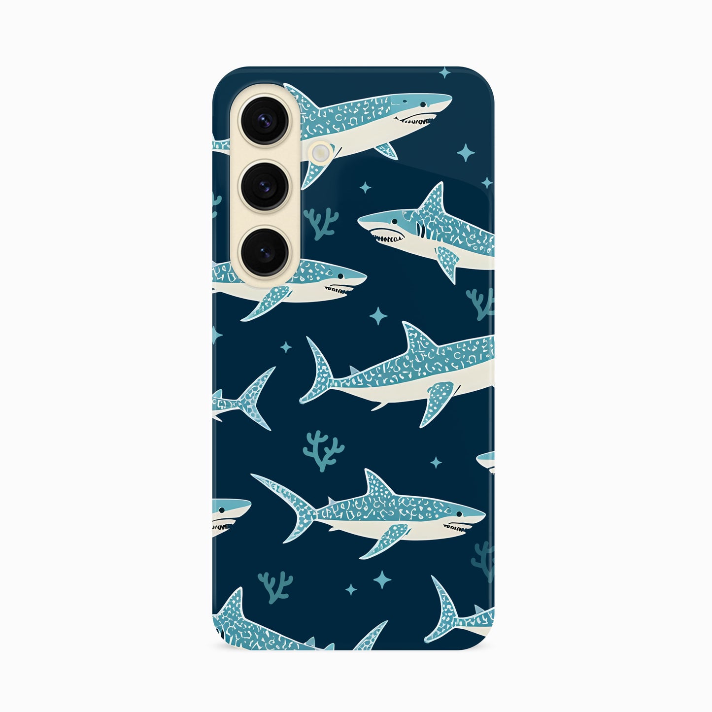 Retro Shark Pattern Phone Case Phone Case