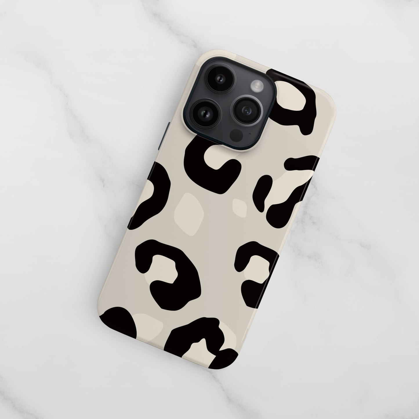 Snow Leopard Print Phone Case Phone Case