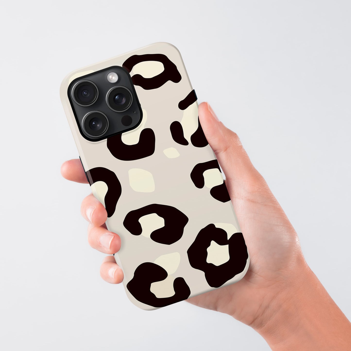 Snow Leopard Print Phone Case Phone Case