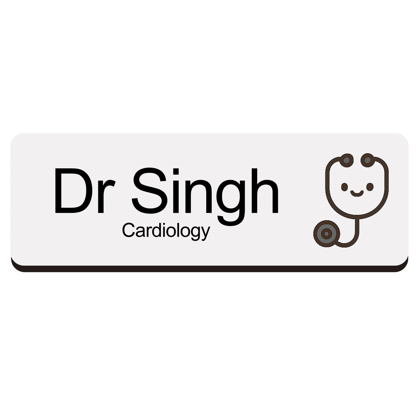 Custom Hospital Name Badge For Doctors & Nurses Stephoscope Name Badge
