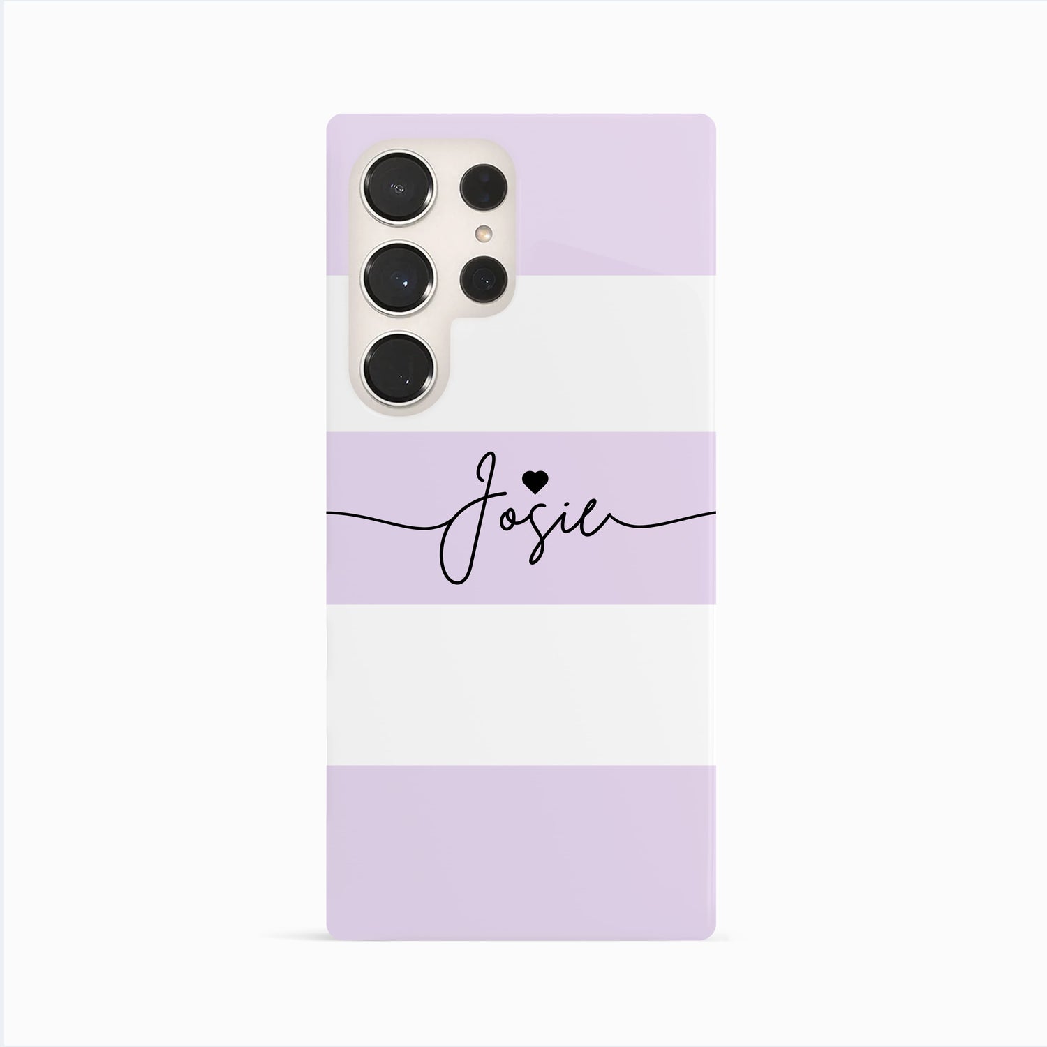 Custom Light Purple Stripes Case Phone Case