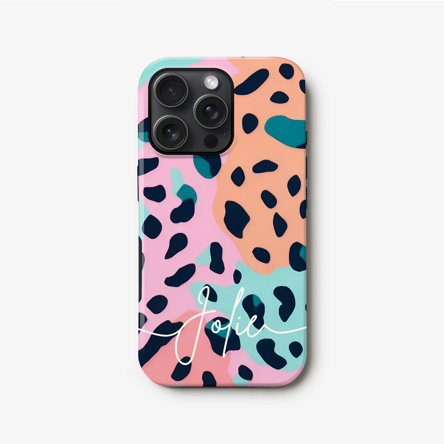 Summer Leopard Print Case iPhone 16 Phone Case