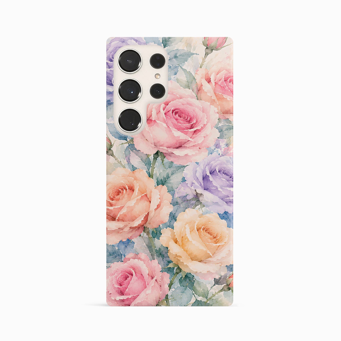 Watercolour Summer Roses Case Phone Case