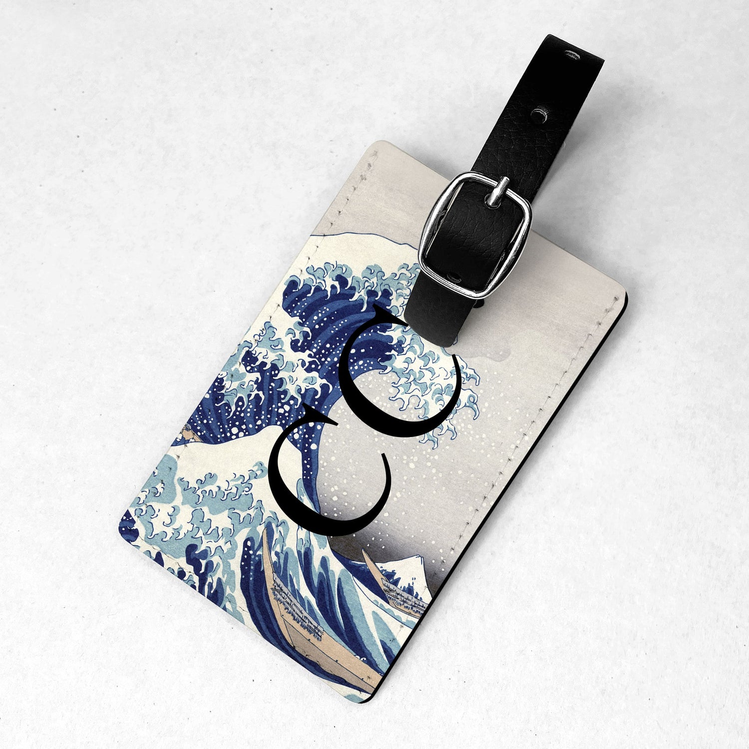 Famous Art Personalised Luggage Tag The Great Wave luggage tag