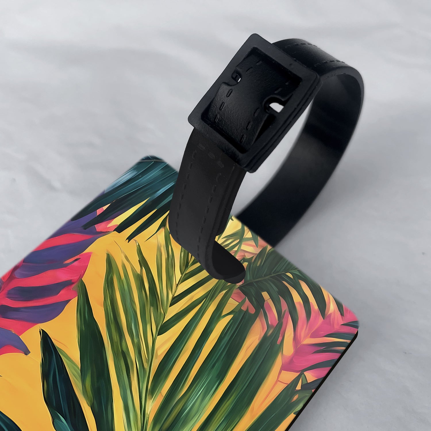 Personalised Tropical Palm Leaf Luggage Tag  luggage tag