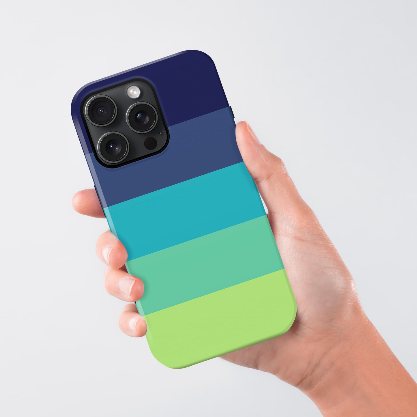 Blue Turtle Stripes Phone Case Phone Case